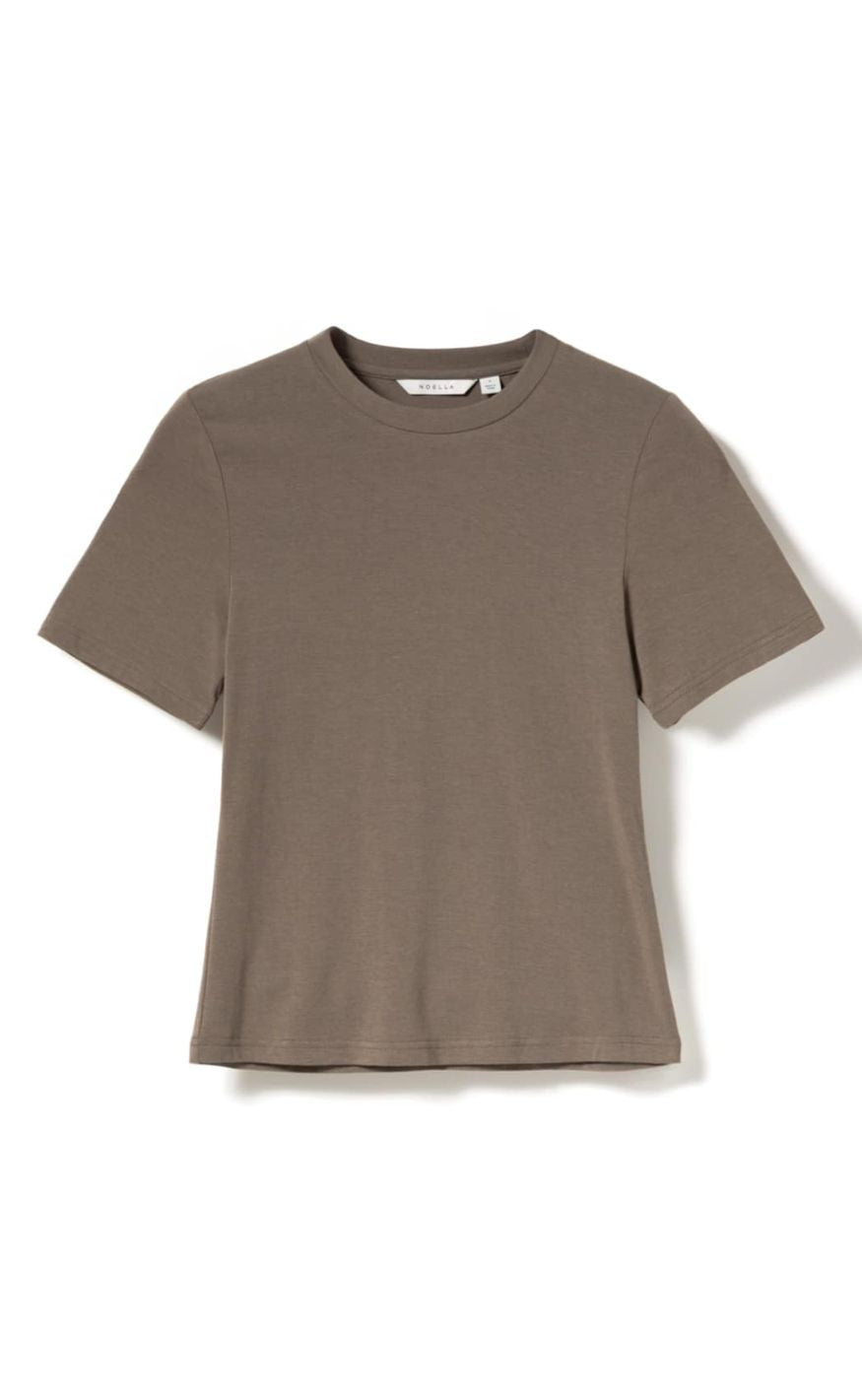 Noella T-shirt - Julia - Timber Wolf | Rask levering | Fashionbystrand