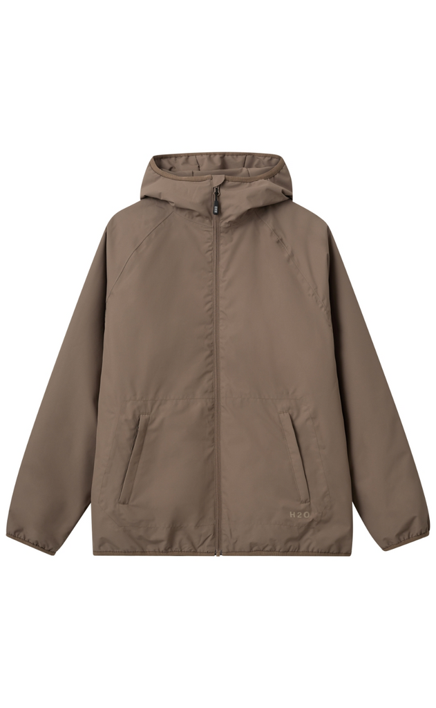 H2O Jakke - Læsø Padded - Dusty Oak