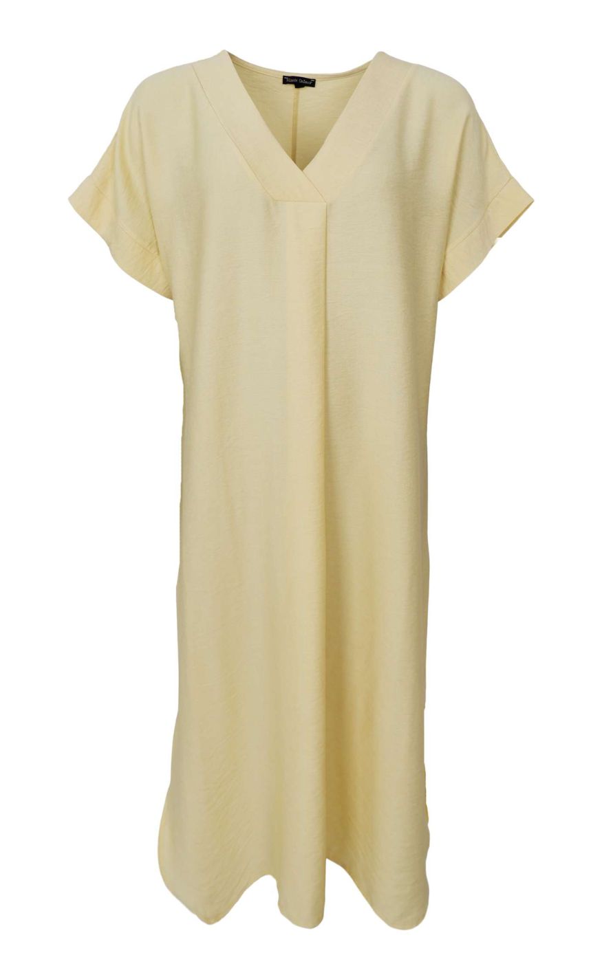 Black Colour Kjole - Samos - Lt. Yellow