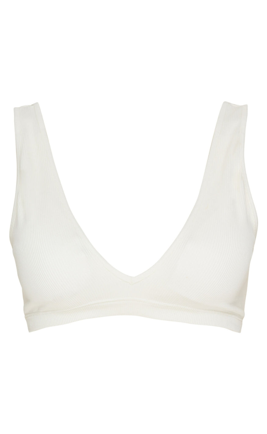 Tim & Simomsen Topp - Costina Rib  - Ivory