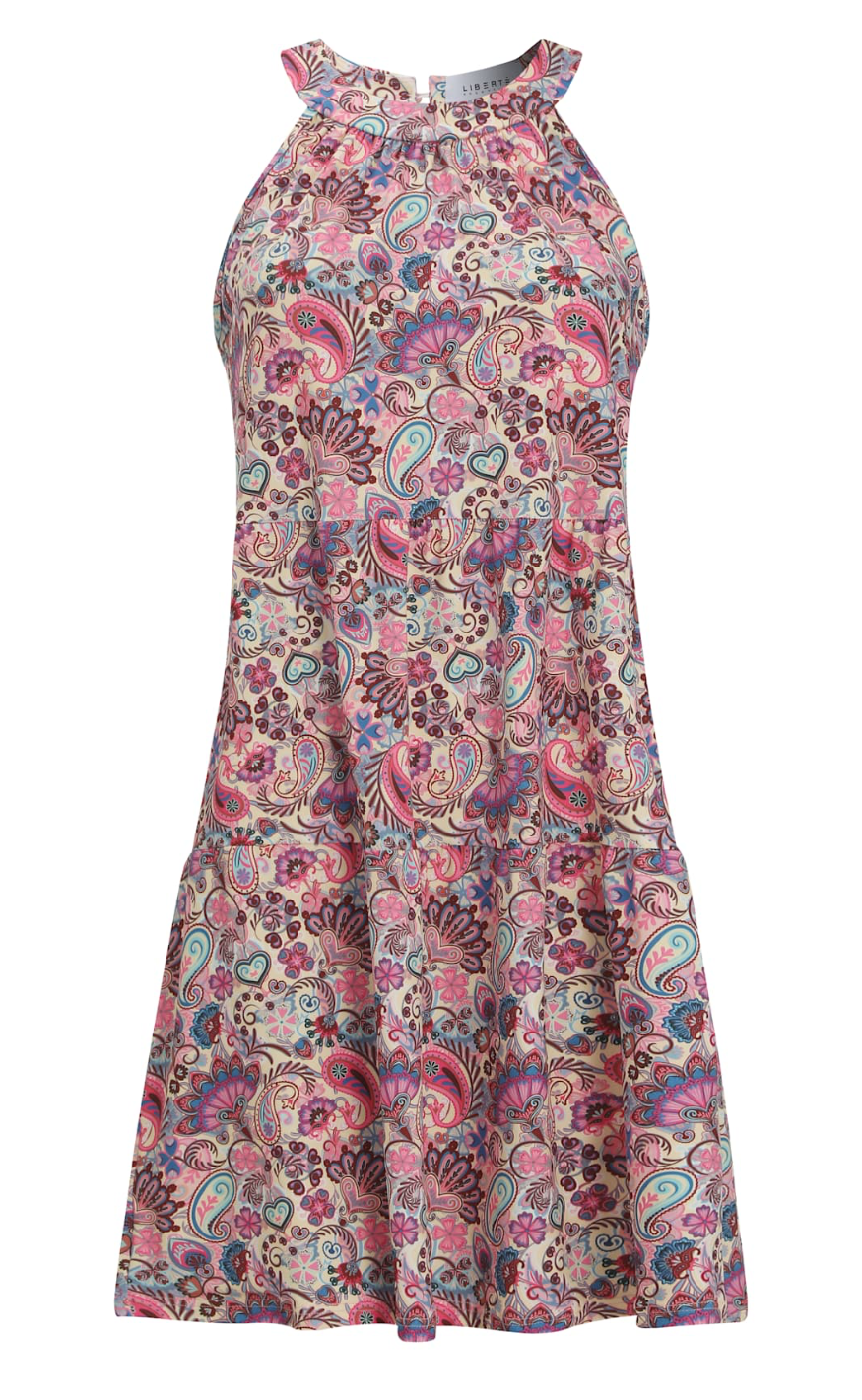 Liberté Kjole - Alma Anni - Pink Paisley