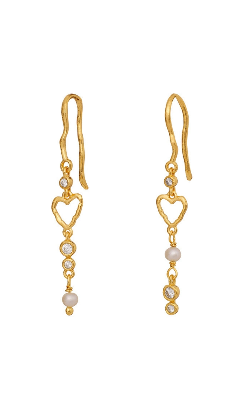 Maanesten Øreringer - Kali - Gold Colour
