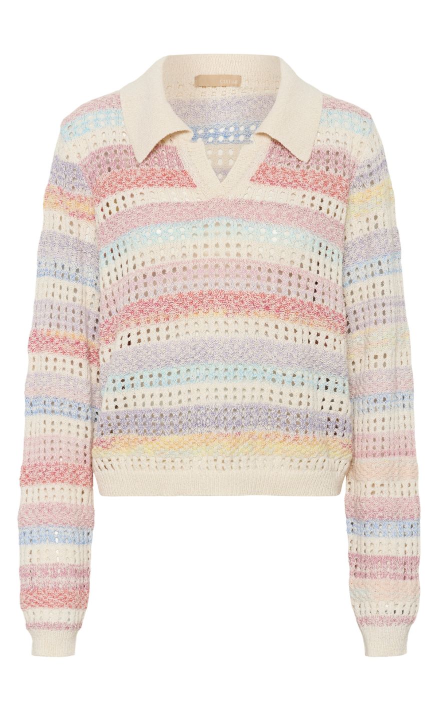 Culture Pullover - Juana Polo - Multi Stripe