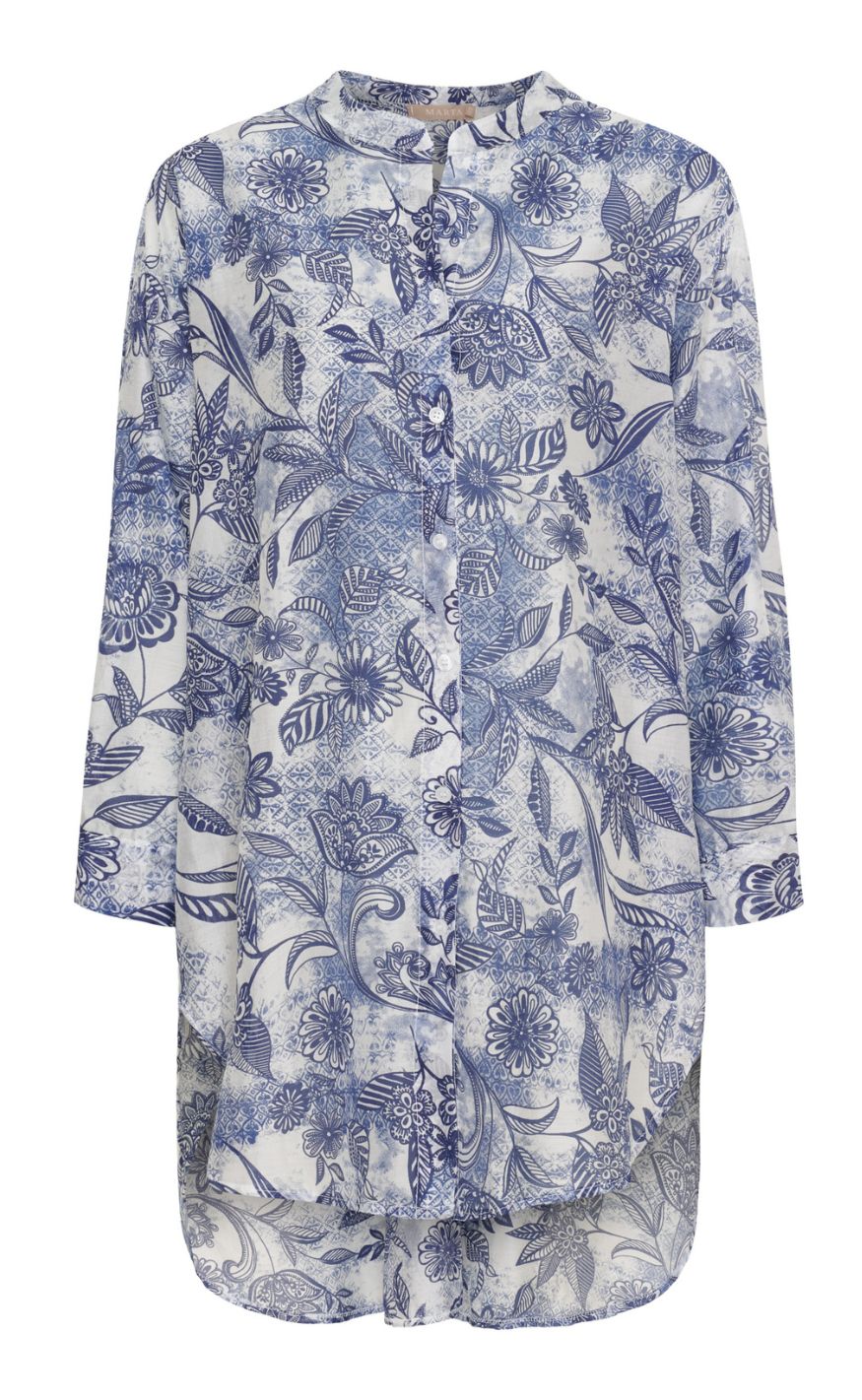 Marta Du Chateau Bluse - Lucca - Dark Blue