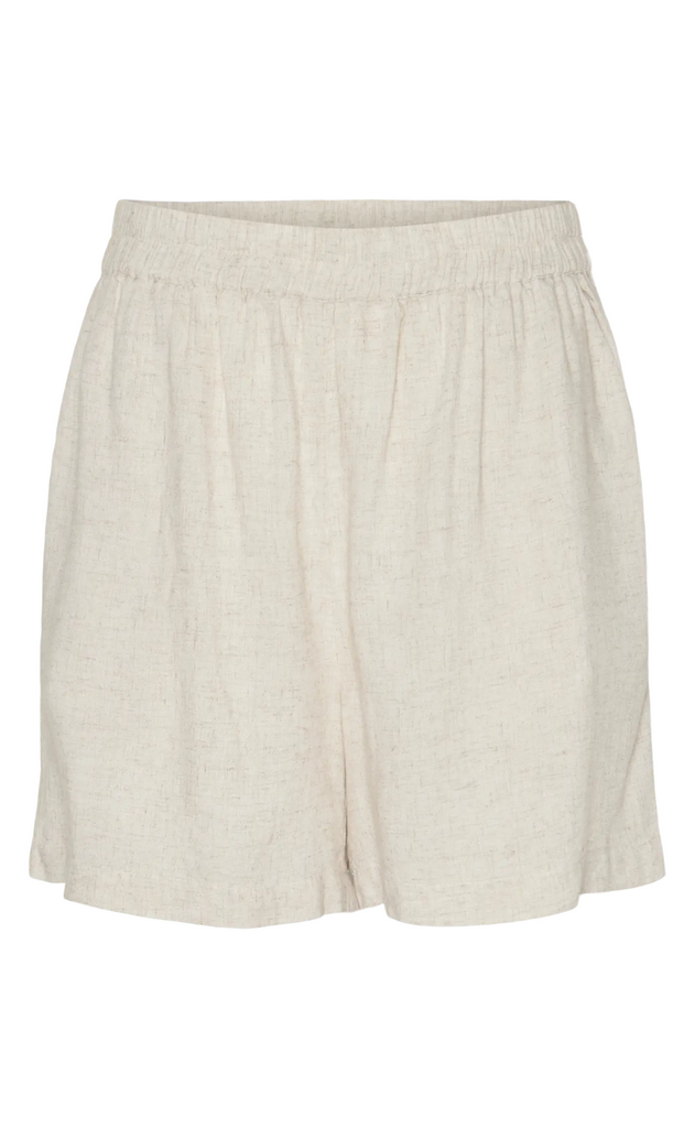 Pieces Shorts - Pia - Birch Melange