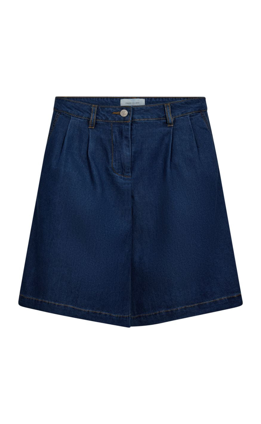 Freequent Shorts - Solda - Dark Blue Denim
