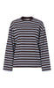 Pieces Bluse - Sadie - Ganache / Cashmere Blue / Cloud Dancer