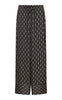 Neo Noir Bukser - Sora Print - Dark Brown