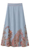 Luxzuz Skjørt - Vagna - Faded Blue 5019