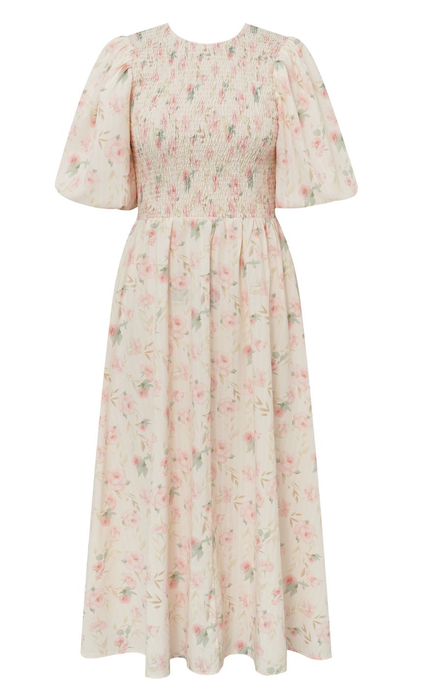 A-View Kjole - Tabita - Rose/Green