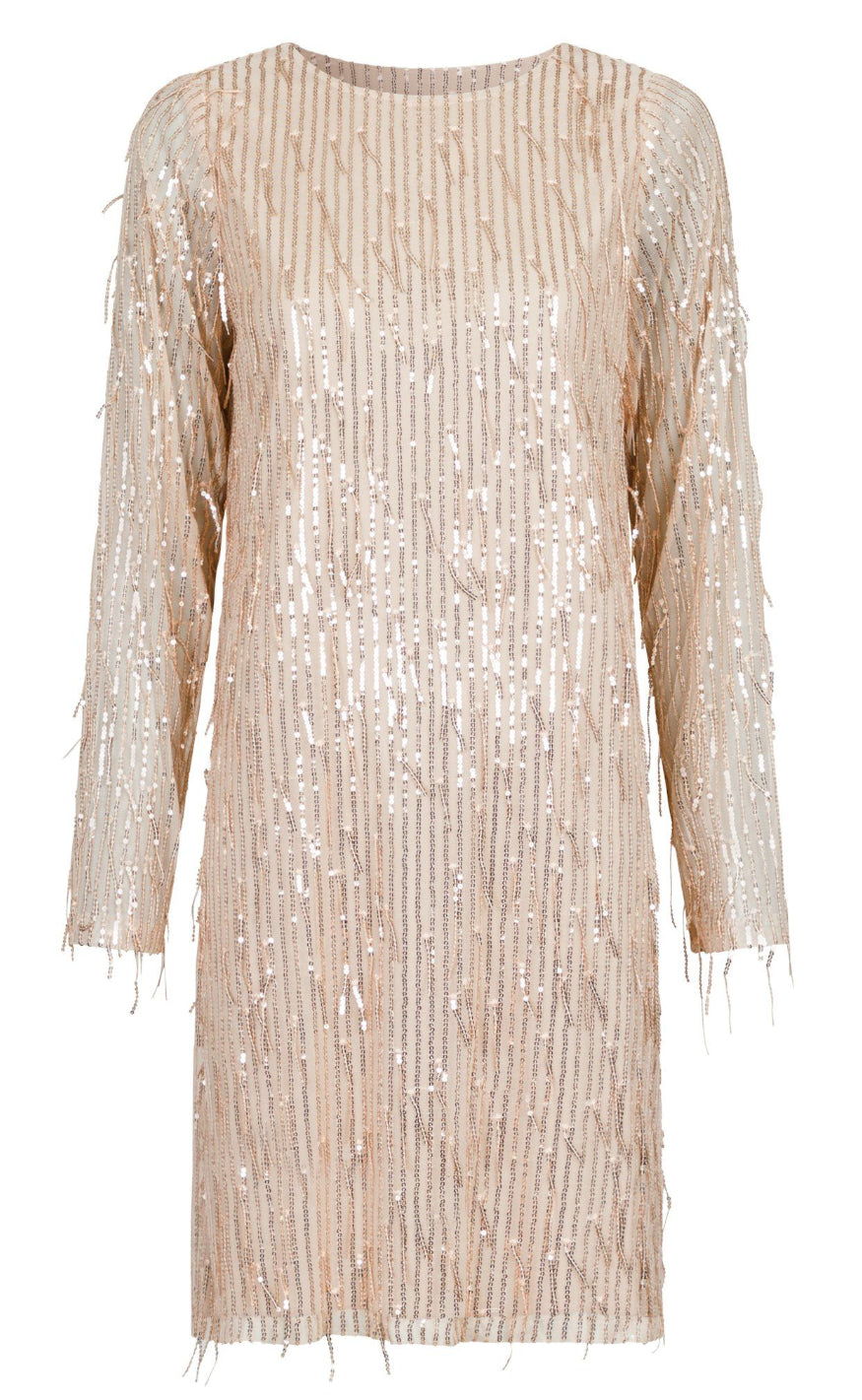Neo Noir Kjole - Maline - Rose Gold