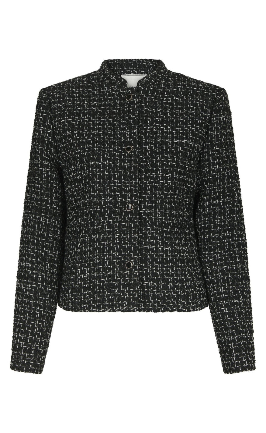 Neo Noir Jakke - Denisa Boucle - Black