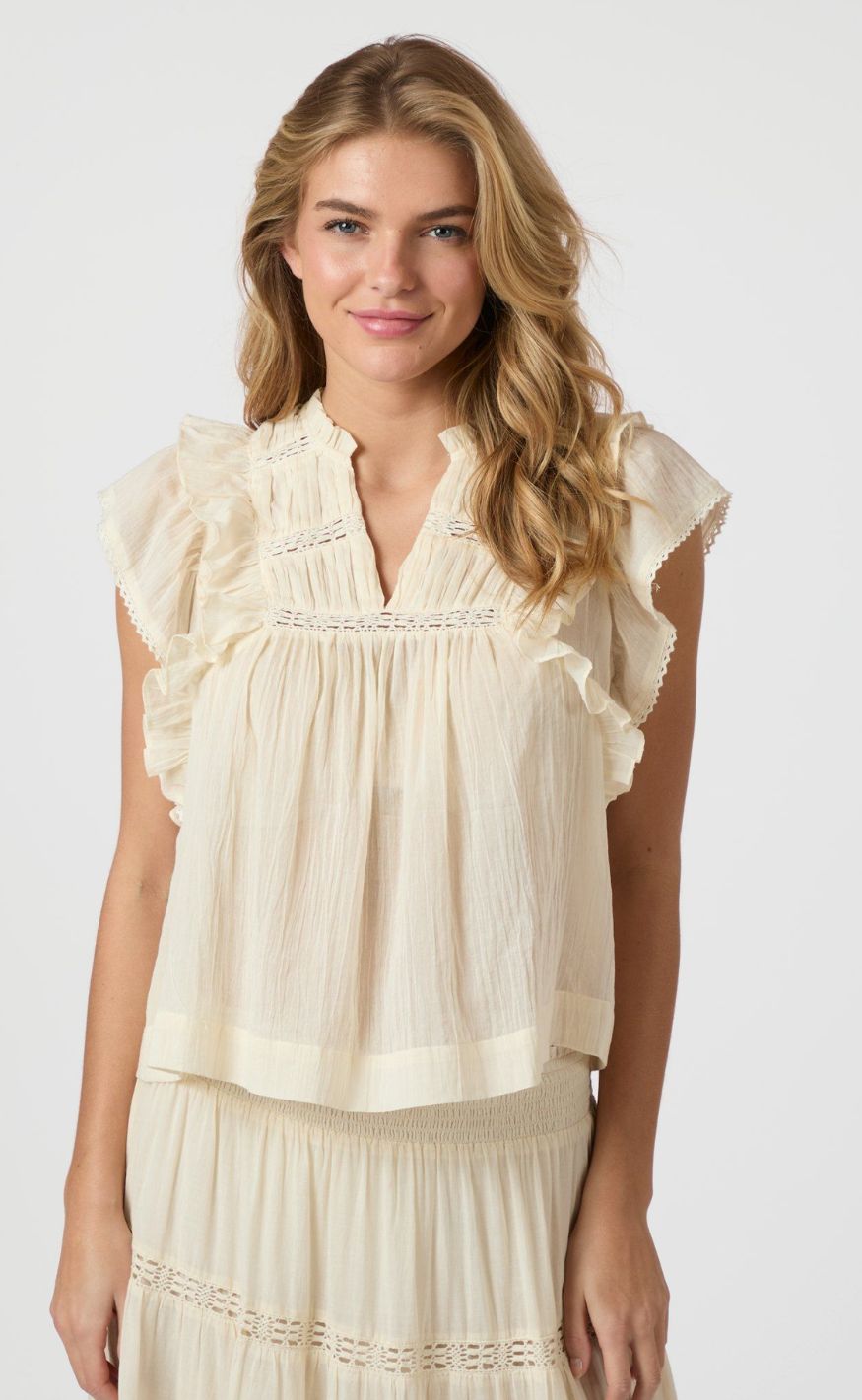 Neo Noir Topp - Jayla - Light Yellow
