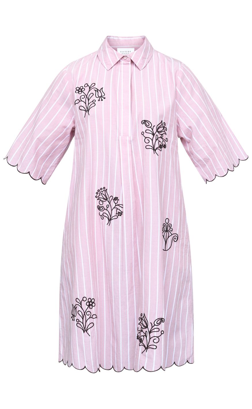 Sisters Point Kjole - EDINA-DR2 - Mauve Stripes