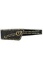 Tim & Simonsen Belte - Elle Wide Stud - Black/Gold
