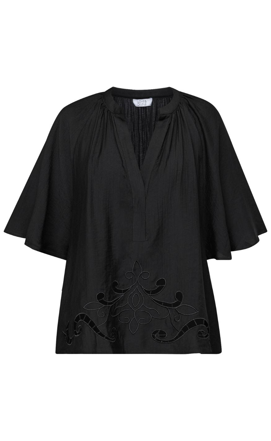 Love & Divine Topp - Love1607 - Black