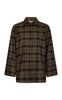 Neo Noir Skjorte - Dita Flannel Check - Brown