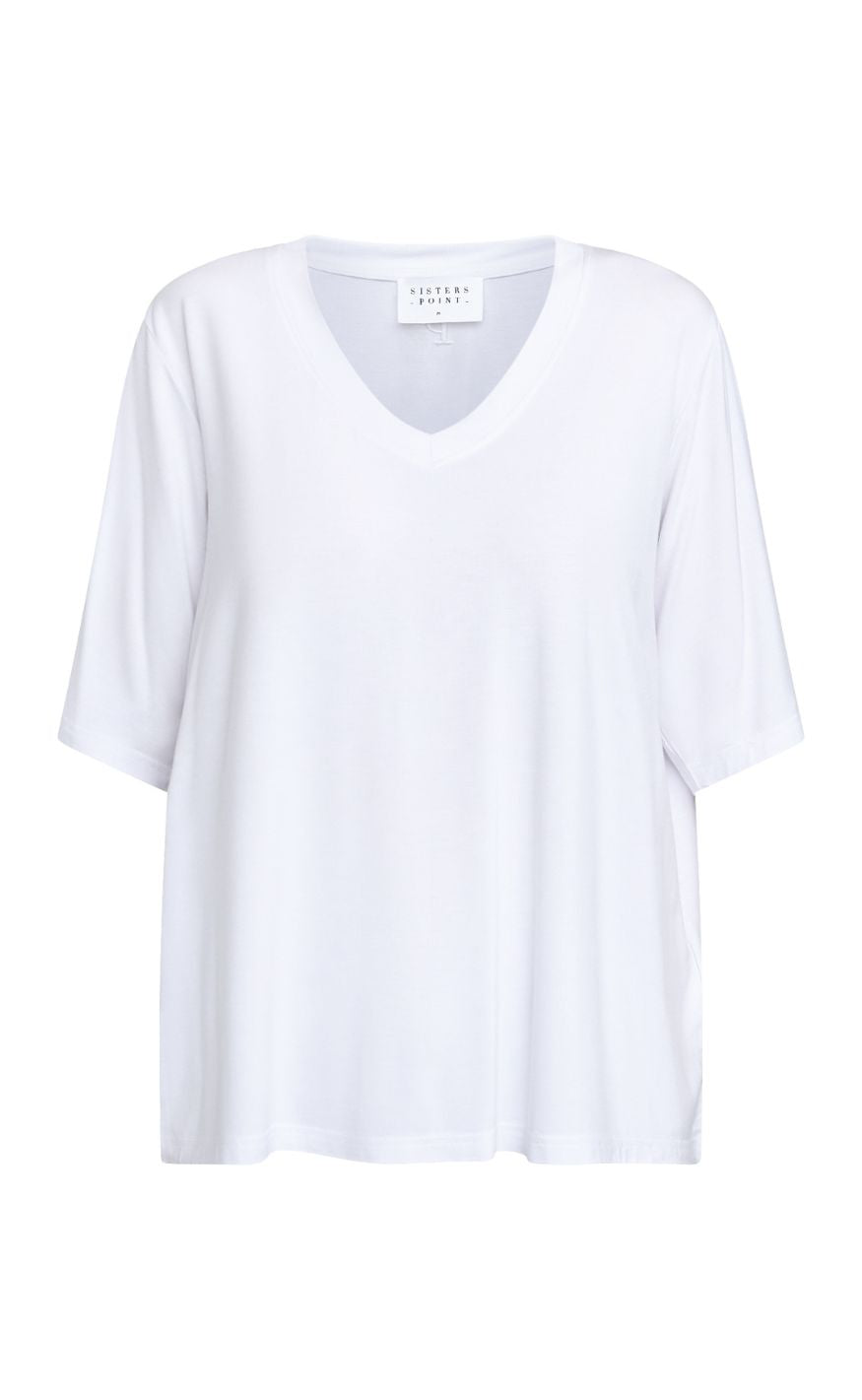 Sisters Point T-shirt - HAPPY-SS - White