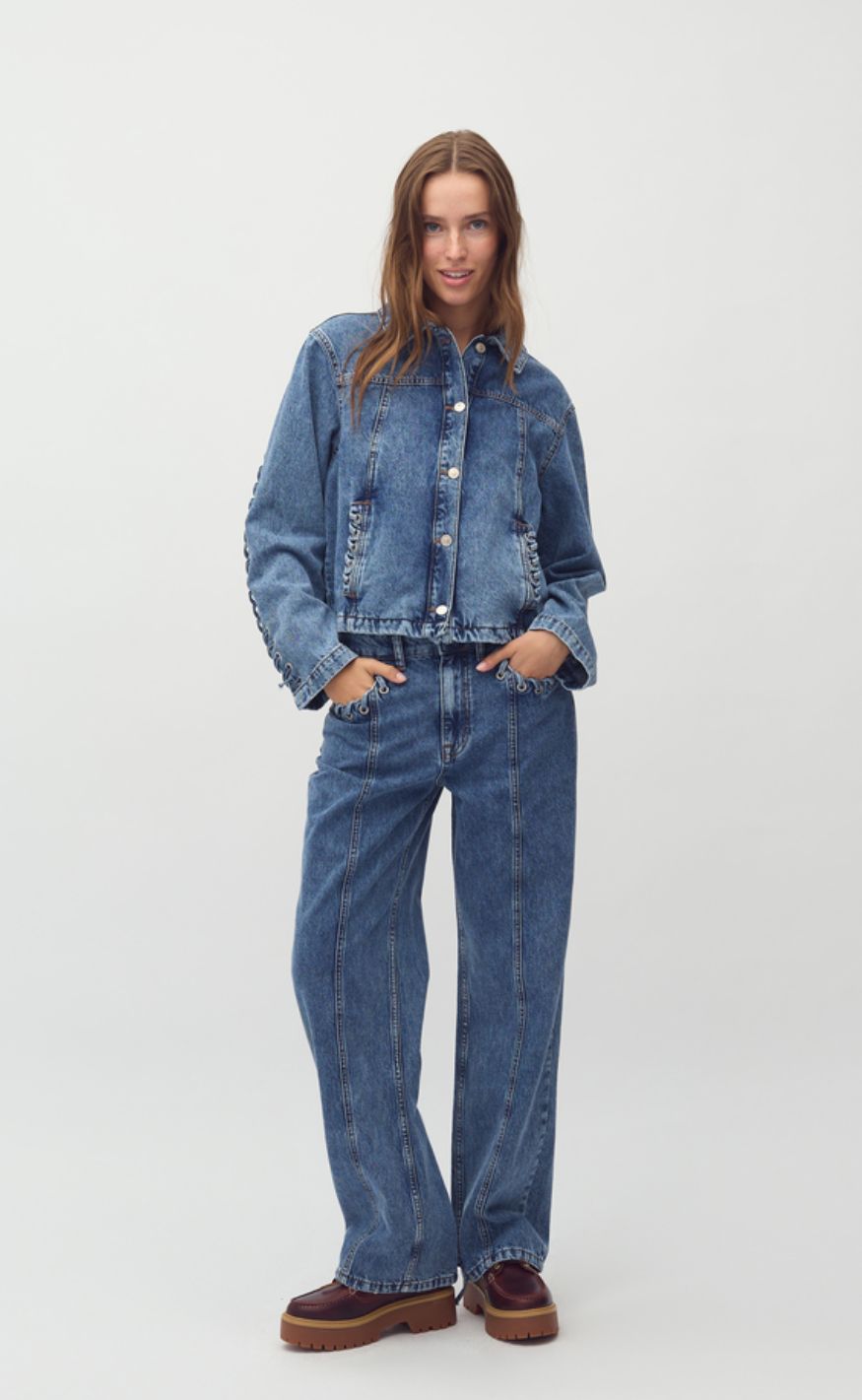 MbyM Jakke - Zolan-M - Mid Blue Vintage