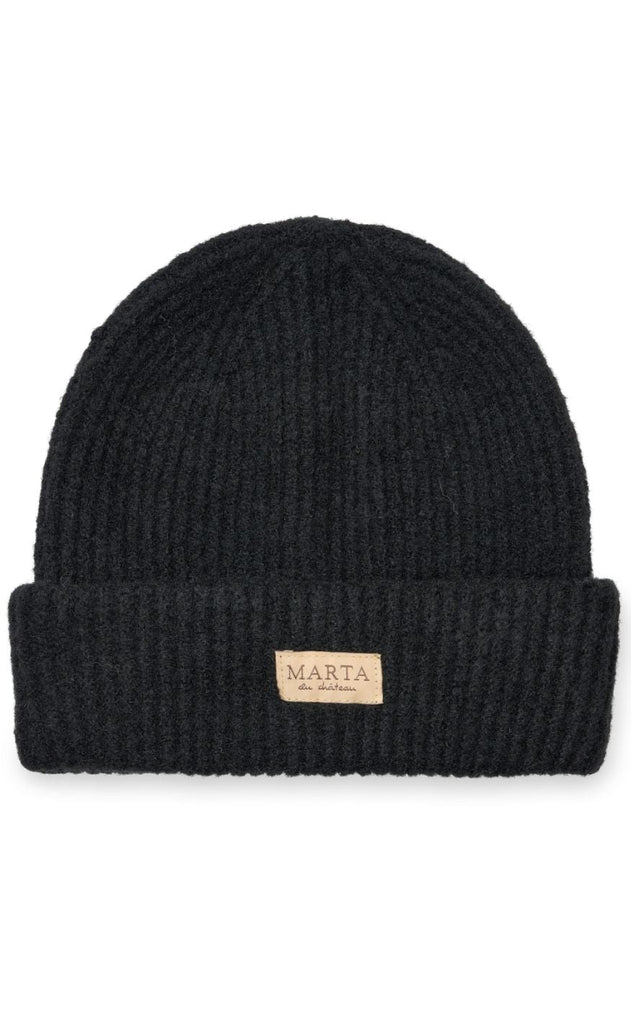 Marta Du Chateau Lue - Rib Beanie - Black