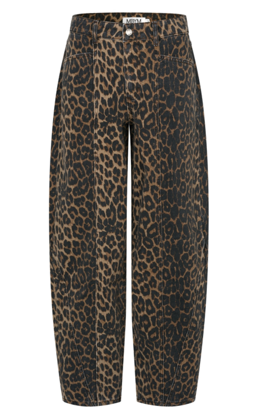 MbyM Bukser - Almira-M - Leopard Mist
