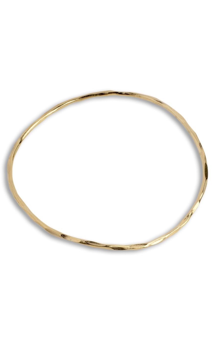 ENAMEL Copenhagen Bangle - Organic Arena - Gold Colour