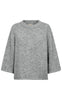 Freequent Strikk - Grslulu - Med. Grey Melange