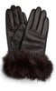 Depeche Hansker - Fur - Chocolate