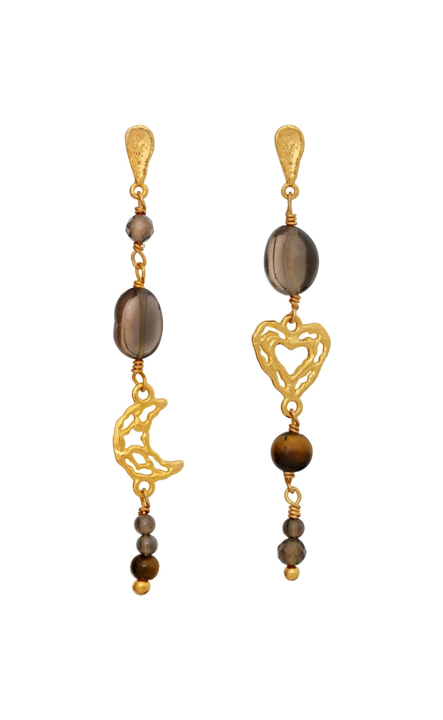 Maanesten Øreringer - Alberte - Gold Colour