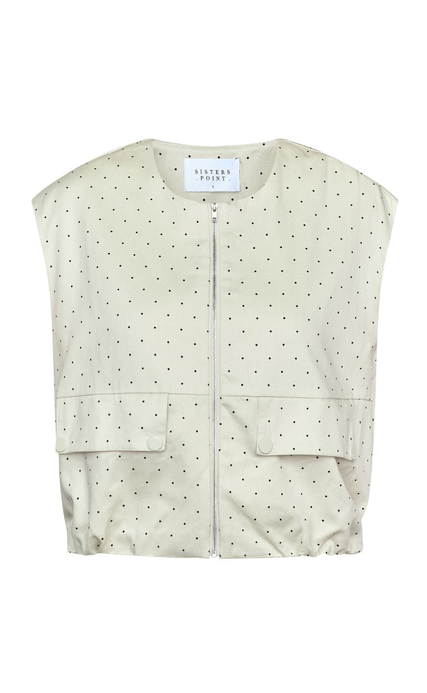 Sisters Point Vest - GARWIN-VE7 - Ivory Dot