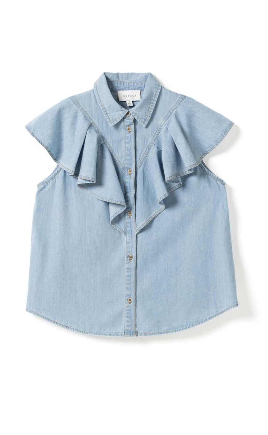 Noella Skjorte - Micaela SS - Light Wash