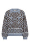 A-View Strikk - Luxana - Brown/Blue