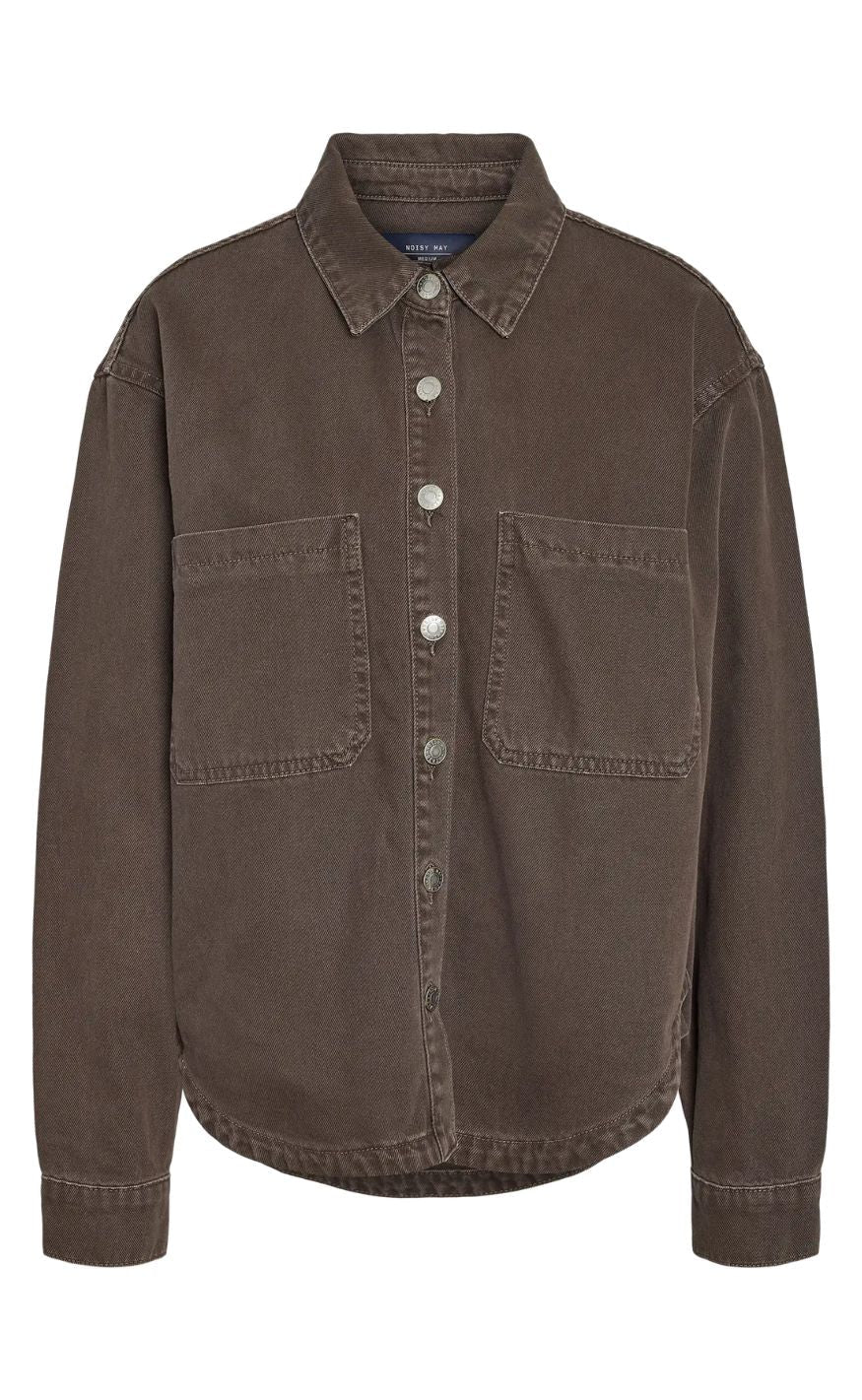 Noisy May Jakke - Alva LS - Chocolate Brown