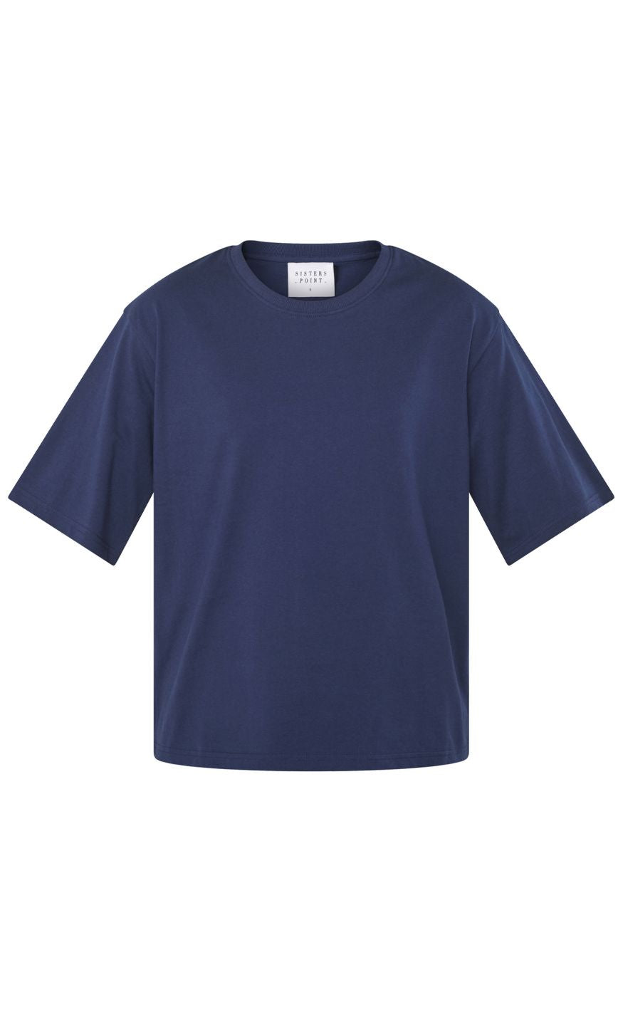 Sisters Point T-shirt - HEDA-LOOSE.SS - Navy