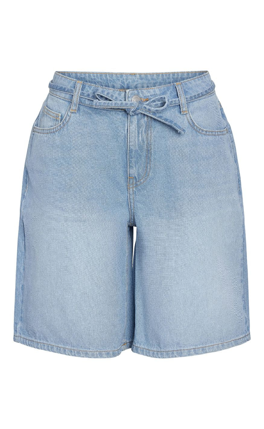 Noisy May Shorts - Maisy MW - Light Blue Denim