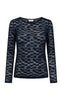 Freequent T-skjorte - Ibena - Navy Blazer