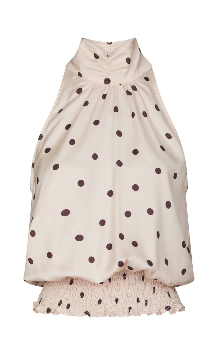 Neo Noir Topp - Jos Big Dot - Light Pink