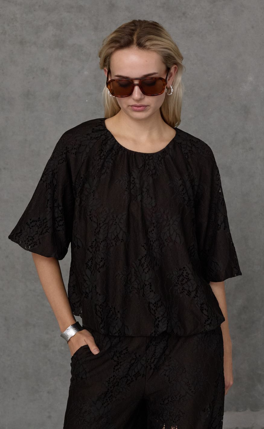 Love & Divine Bluse - Love1646 - D. Chocolate