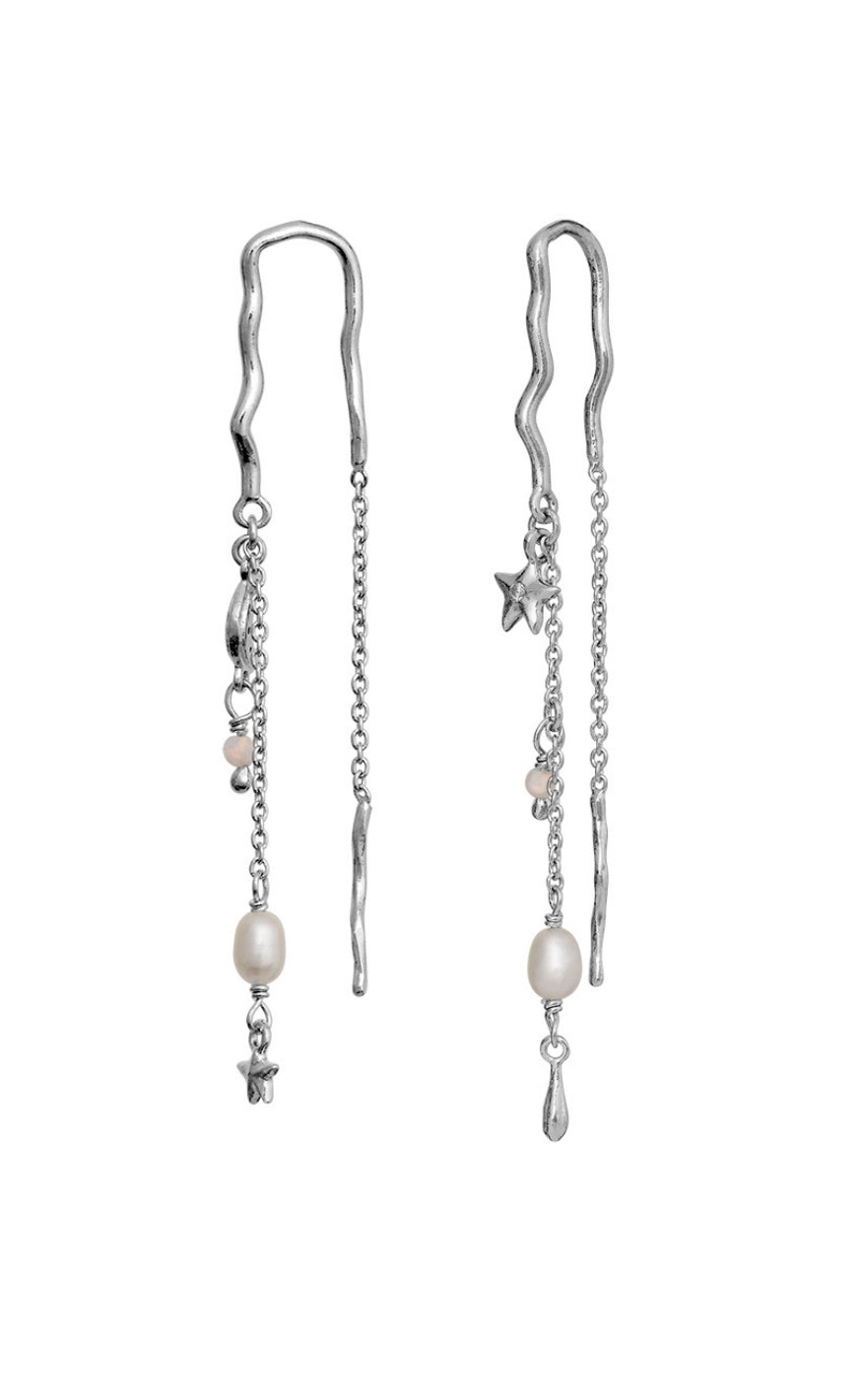 Maanesten Øreringer - Luzia - Silver Colour