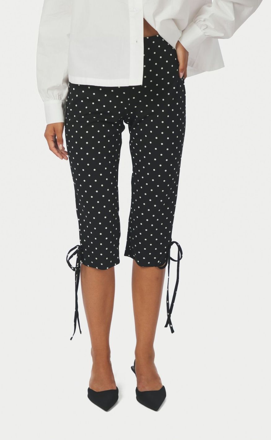 Neo Noir Bukser - Juan Dot Capri - Black
