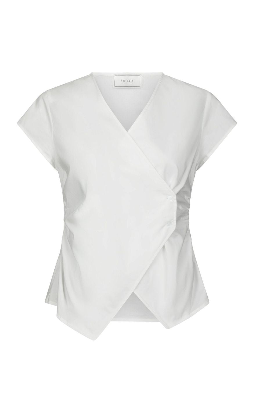Neo Noir Topp - Fidi Poplin - White