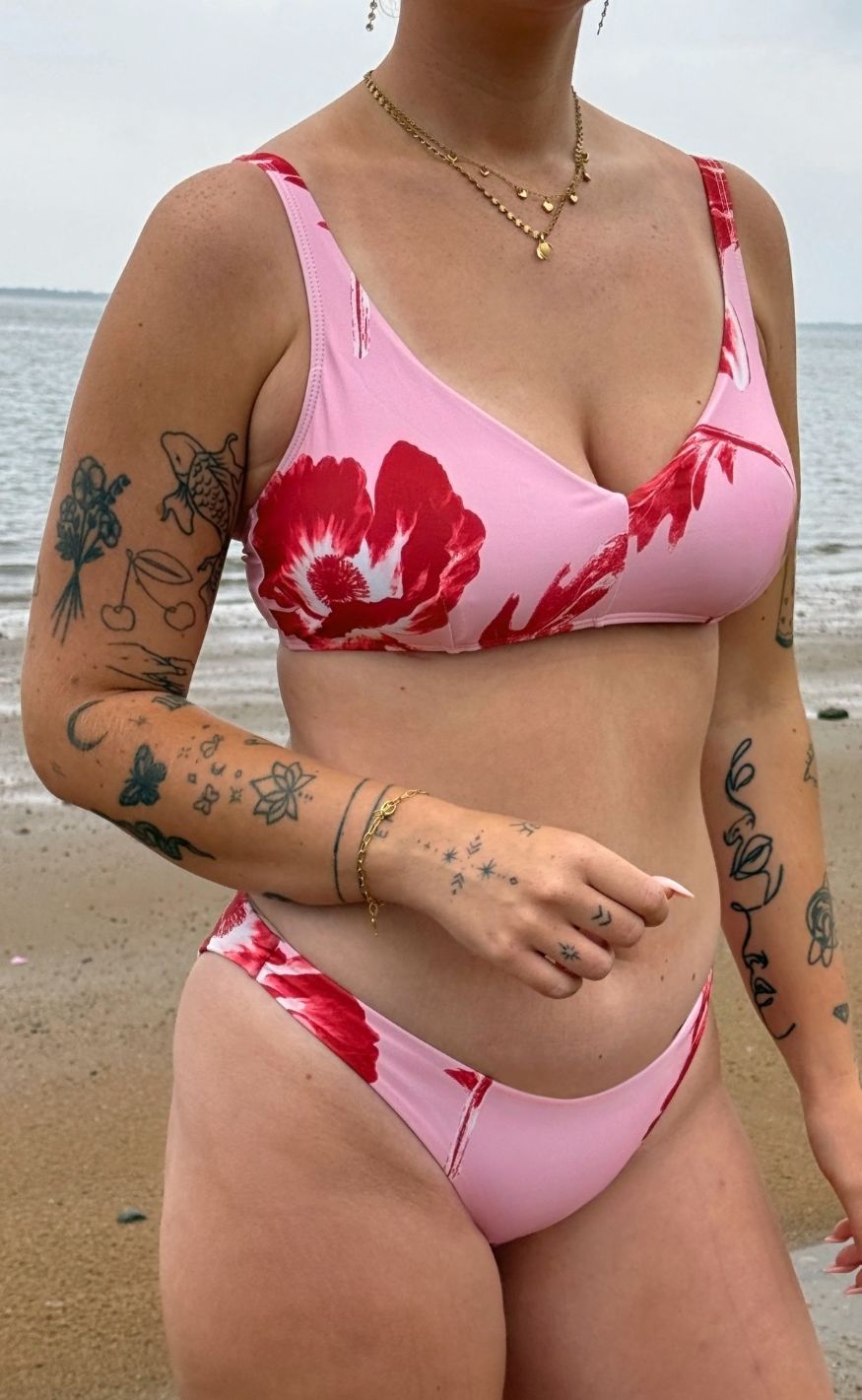Unica Copenhagen Bikinitopp / Topp - Eda - Rosy Flower