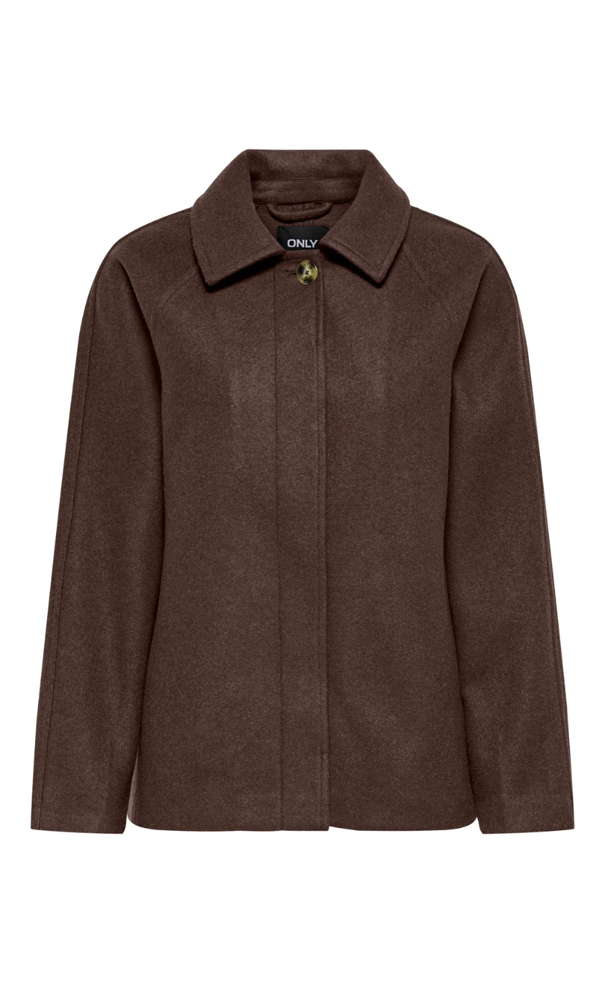 Only Jakke - Levie CC OTW - Hot Fudge Detail:Melange