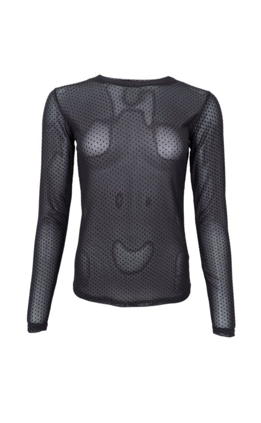 Black Colour Bluse - Jessie - Black