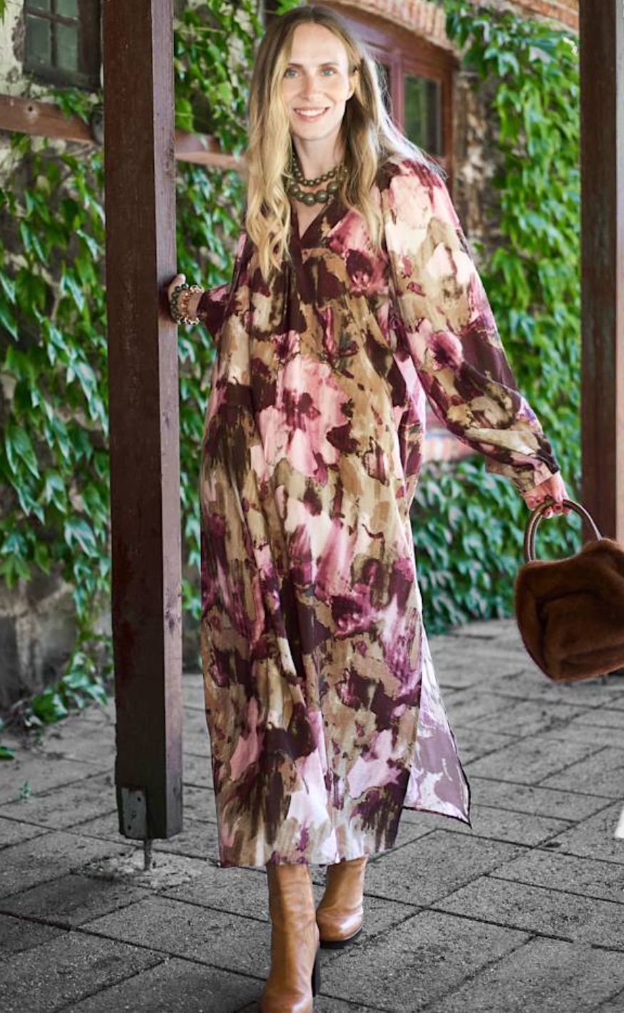 Black Colour Kjole - Sherwood - Plum