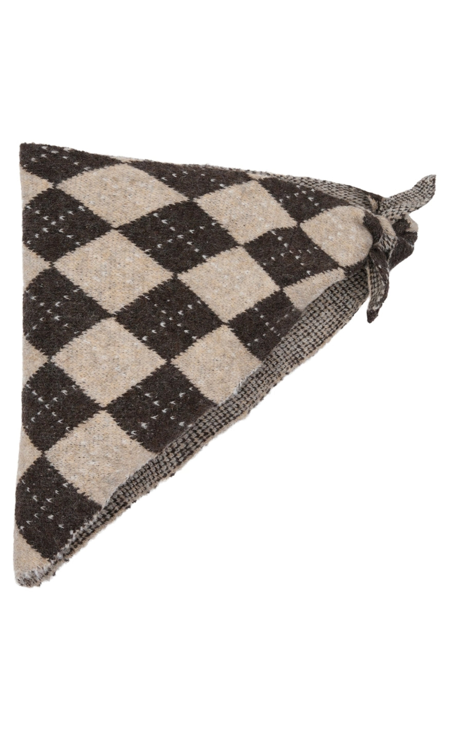 Marta Du Chateau Skjerf - Maxi - Coffee/Taupe