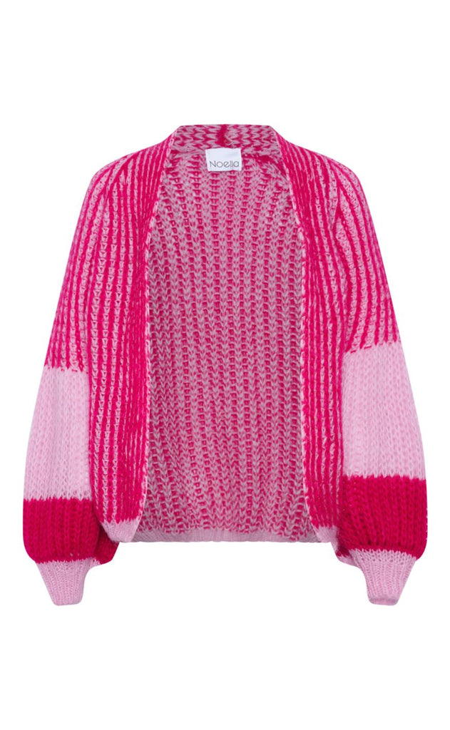 Noella Knit Cardigan - Liana - Pink Bubblegum