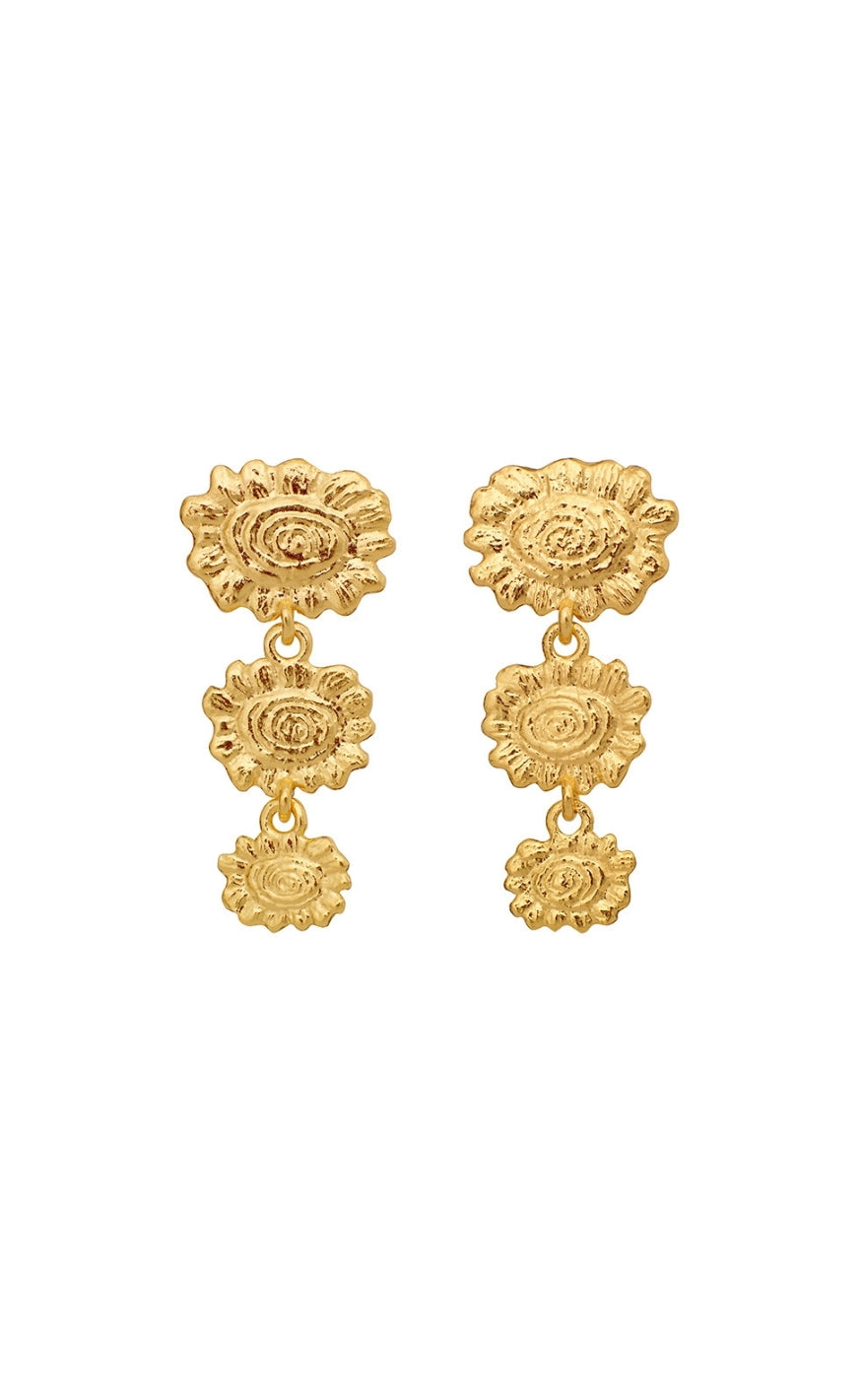 Maanesten Øreringer - Cai - Gold Colour