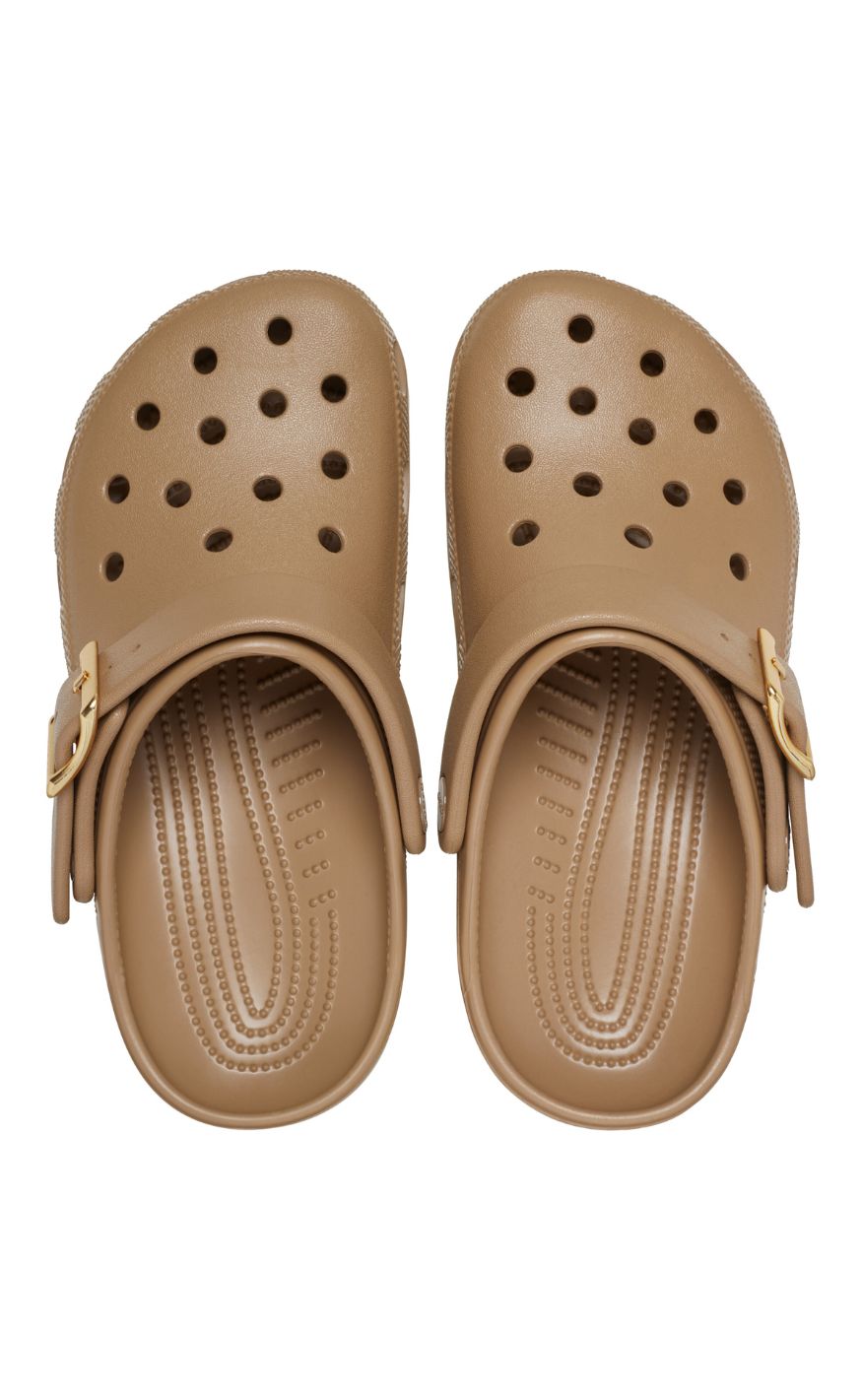 Crocs Træsko - Classic Metallic Buckle Clog - Sepia