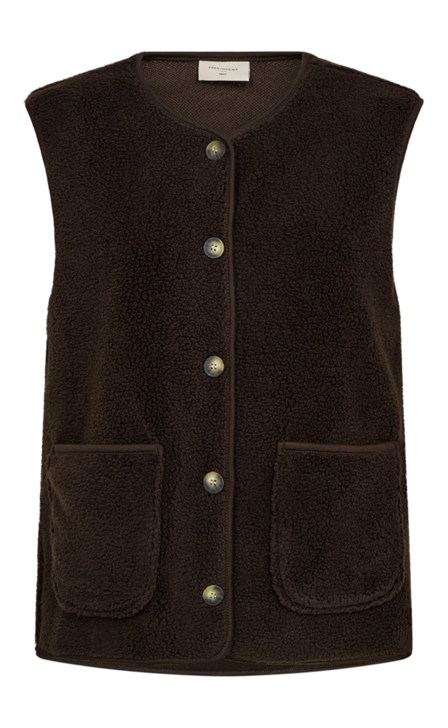 Freequent Vest - Teddy - Mole